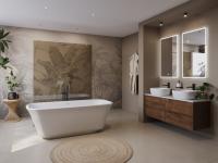 Ванна акриловая отдельностоящая BelBagno DUE BB702-1700-800-K