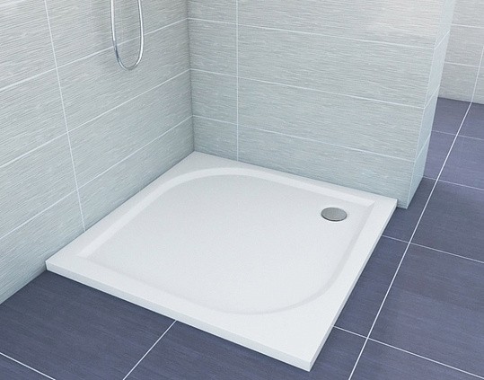 душевой поддон из искусственного камня эстет гамма 80×80 фр-00000757