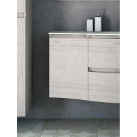 Подвесной шкаф Cezares Vague 34 L 54849 Rovere sbiancato