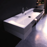 Раковина накладная/подвесная Kerasan Cento 120 см, 353401*1, белая