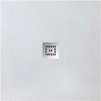 Душевой поддон из искусственного камня BelBagno Uno 90x90 TRAY-MR-UNO-A-90-35-W-CR Белый