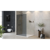 Душевая перегородка Cezares Liberta 120 LIBERTA-L-1-TB-120-GR-Cr профиль Хром стекло серое