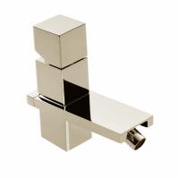 Смеситель для биде Bossini Cube Z004401.094, цвет: никель шлифованный