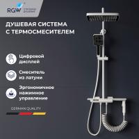 Душевая система RGW Shower Panels SP-35W 51140135-03 с термостатом Белая