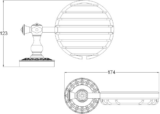 Мыльница решетчатая ZorG Antic AZR 05 BR