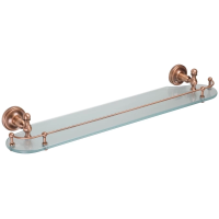 Стеклянная полка Migliore Mirella 17368 цвет медь