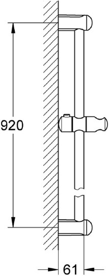 душевая штанга grohe tempesta classic 27524000