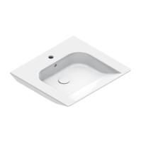 Раковина Catalano Comfort 60x55см, с 1 отв., белый глянцевый