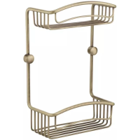Полка корзина Migliore Complementi 22026 цвет бронза