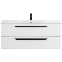 Тумба под раковину Cezares Eco-Cer 120 ECO-CER-1200-2C-SO-BO подвесная Bianco Opaco без ручек