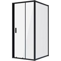 Душевой уголок Niagara Nova 80х90 NG-82-8AB-A90B профиль черный, стекло прозрачное