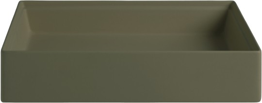 Раковина накладная 55 см ArtCeram Scalino SCL002 24 00, цвет Cohiba Matt (серо-зеленый)