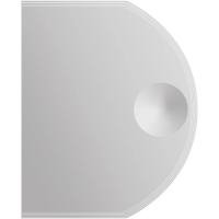 Зеркало Cezares 60 45029 с подогревом с подсветкой и увеличением