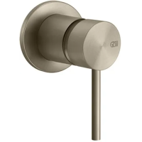 Смеситель Gessi Gessi316 54019#726 для душа, встраиваемый, внешние части, на 1 выход, цвет Warm Bronze Brushed PVD