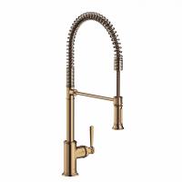 Смеситель Axor Montreux для кухни, 1 отв., Semi-Pro, цвет: шлифованная бронза