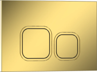 Кнопка смыва для инсталляции Iberica Blanca Esti Q IB.B083.006.001 для унитаза, АБС-пластик, цвет шампань глянцевый