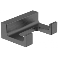 Крючок Wonzon & Woghand WW-9125-GM Eclipse двойной, для ванны, темный графит матовый