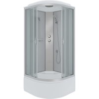 Душевая кабина Niagara NG-2307-14 (80х80х215) высокий поддон(38см) стекло МАТОВОЕ