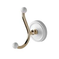 Devon&Devon Dorothy Вешалка-крючок подвесной, цвет: золото светлое/белый