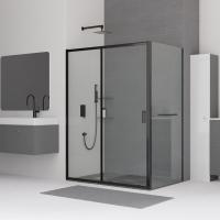 Душевой уголок RGW Classic CL-48-1B 130×90 320948139-014 профиль черный, стекло прозрачное