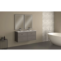 Тумба под раковину Cezares Tiffany 55244 123,6 см, подвесная, Grigio Nuvola