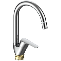 Смеситель для кухни Voda Spring SG03 хром