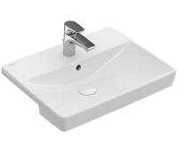 Раковина Villeroy & Boch Avento 4A0655R1 подвесная/мебельная, 55x44xh14,5см, альпийский белый с CeramicPlus