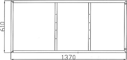 каркас для ванны cersanit lorena 150 k-rw-lorena*150n