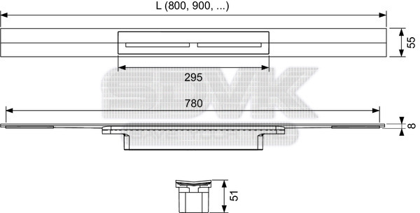 душевой лоток tece drainprofile 671002 100 см золото