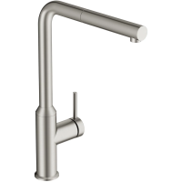 Смеситель для кухни Cersanit Flavis A68248 с выдвижным изливом, сатин