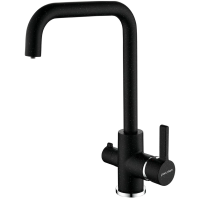 Смеситель для кухни Paulmark Logas Lo213021-308, черный