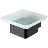 Мыльница Lemark Smooth Line 9742017 Черная матовая Мыльница Lemark Smooth Line 9742017 Черная матовая