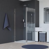 Душевой уголок RGW Hotel HO-045 70х80 350604578-011 профиль хром, стекло прозрачное