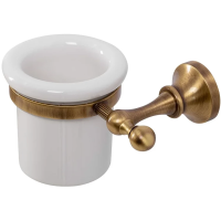 Стакан для зубных щеток Cezares Olimp OLIMP-TUM-02-M Бронза