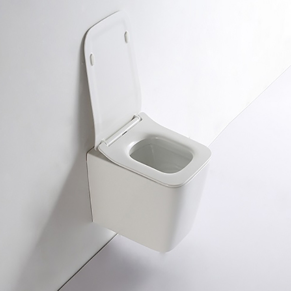 унитаз подвесной ceramalux ns5170 с сиденьем микролифт, белый