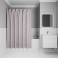 Штора для ванной IDDIS Base BG02P18i11 200x180 см, Полиэстер, фиолетовый