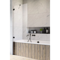 Шторка для ванны Radaway Essenza Pro Black PNJ II 60 10101060-54-01 прозрачное