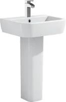 пьедестал для раковины allen brau infinity 4.21008.20, белый