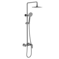 Душевая система Aquatek Бетта AQ2140BGM цвет Оружейная сталь