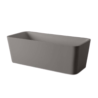 Ванна из материала Livingtec Artceram Square 180х80 см ACW004 15 grey olive