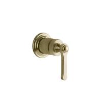 Смеситель для душа Gessi Venti20 65131#727, встраиваемый, цвет: Brushed Brass PVD