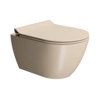 Унитаз GSI Pura 8816FR508 подвесной, смыв торнадо Swirlflush 2.0, без крышки, цвет Cretta Matte