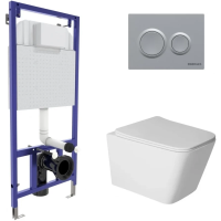 Комплект подвесной унитаз Berges Sigma + система инсталляции Berges Novum O2 043402