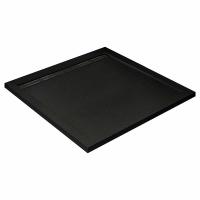 Душевой поддон из искусственного камня Cezares Tray AS 90x90 TRAY-AS-A-90-30-NERO черный матовый