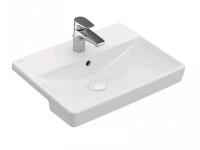 Раковина Villeroy & Boch Avento 4A065501 подвесная/мебельная, 55x44xh14,5см, альпийский белый
