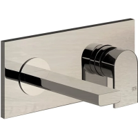 Смеситель Gessi Via Manzoni 44893#149 для раковины, встраиваемый, внешняя часть, цвет Finox