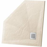 Душевой поддон из искусственного камня Vincea 900х900 VST-4SP9090C бежевый
