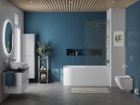 Ванна акриловая угловая BelBagno BB712-1700-730-R
