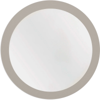 Зеркало La Fenice Terra FNC-02-TER-C-80 80x80 см, с LED-подсветкой, сенсорным выключателем, бежевый матовый