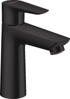 Смеситель для раковины Hansgrohe Talis E 71713670 CoolStart, с донным клапаном, черный матовый